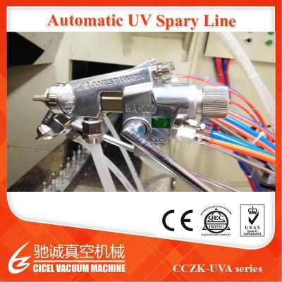 Control Panel UV Curing Paint Line Vacuum Film Coating Machine