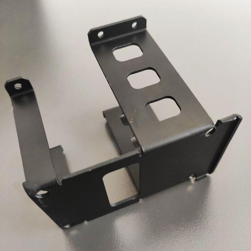 Manufacture Custom Precision Punching Blending Spray Black Fabrication