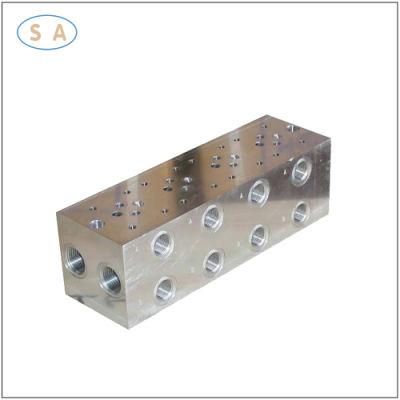 Customized High Pressure Aluminum Valve Hydraulic Manifold Block for Hydraulic Oil Fuel Field