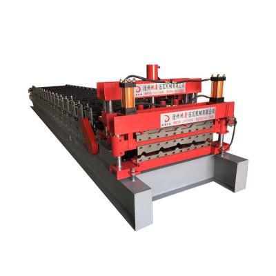 Trapezoidal Profile Metal Roof Sheeting Iron Sheet Tile Making Machine Price Building Material Making Machinery