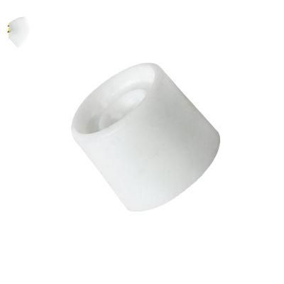 Peek Round Bar Plastic Bush with Remove All Burrs, Sharp Corners &amp; Edges