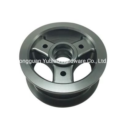 Donnguan Factory Hot Selling CNC Turning Anodized Hub Wheel for Scooter