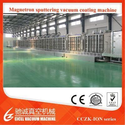 Inline Vacuum Sputtering Coating System Machine for Aluminum Mirror Chrome Rear Mirror Coating (CCZK-ION)