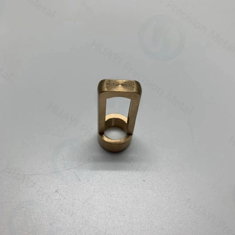 CNC Precision Machining Turning and Powder Spray Golden Custom Parts