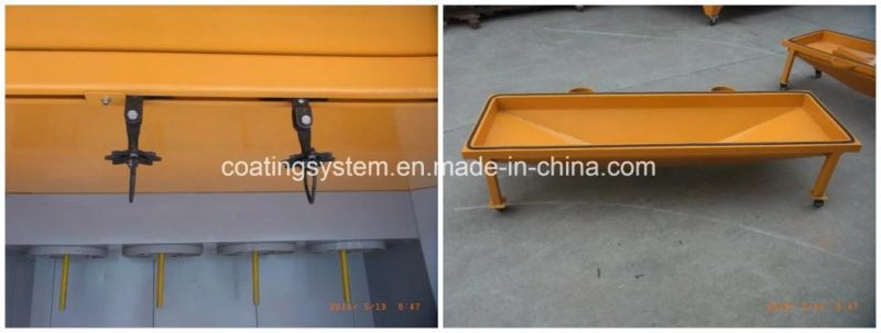Manual Batch Powder Coating Room for Painting Cylinder