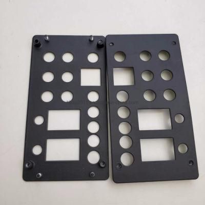 High Standard Black Aluminum Electronic Products Panel with Rivets