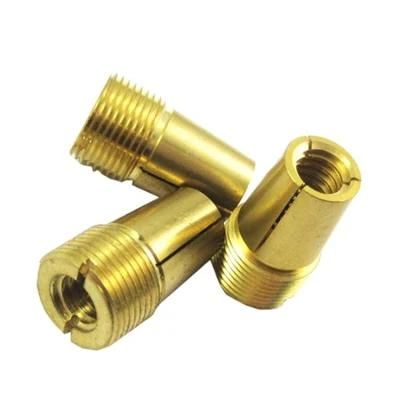 ISO Factory CNC Machining Brass Drive Lead Screw Shaft Machining