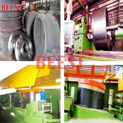 3mm-12mm Plain Surface Prestressed Concrete PC Steel Wire Induction Heating Treatment Production Line