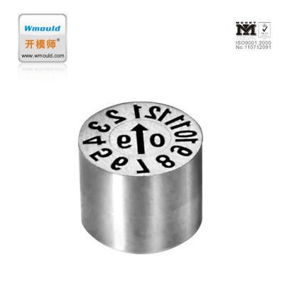 Dme Misumi High Quality Plastic Mould Parts Adjustable Date Stamps Date Code Inserts