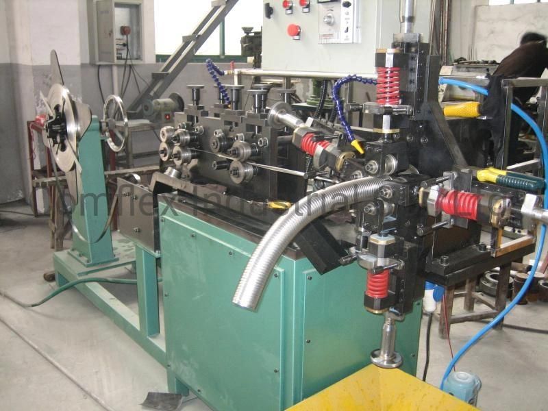 Interlocked Stripwound Metal Hose Making Machine