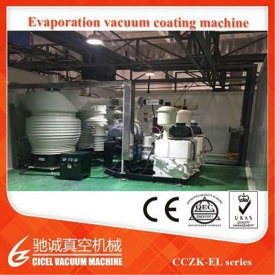 Vacuum Metallizing Machine for Plastic Cap/Bottle Cap Metallized and Colorful High Vacuum Evaporation Coating Machine