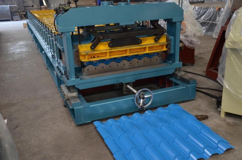 Color Steel Roof Panel Tile Making Metrocopo Roll Forming Machine
