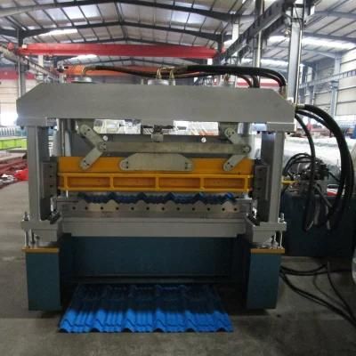 High Quality Metal Glazed Steel Profile Galvanized Roofing Sheet Tile Roll Forming Machine Manufacturer