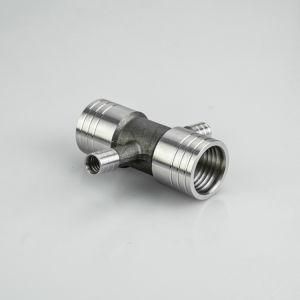 CNC Part Stainless Steel 316 304 Twin Ferrules 90 Degree Union Elbows 1/16&quot; to 1 1/2&quot; Inch Tube Fitting