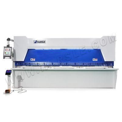 HARSLE QC11K Guillotine CNC NC Shearing Machine for Cutting Iron Metal Sheet with P40t