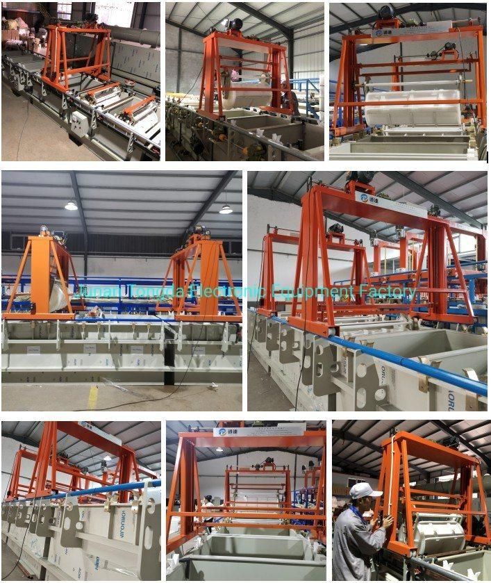 Semi Automatic Silver Plating Line Electro Plating Nickel Electroplating Equipment