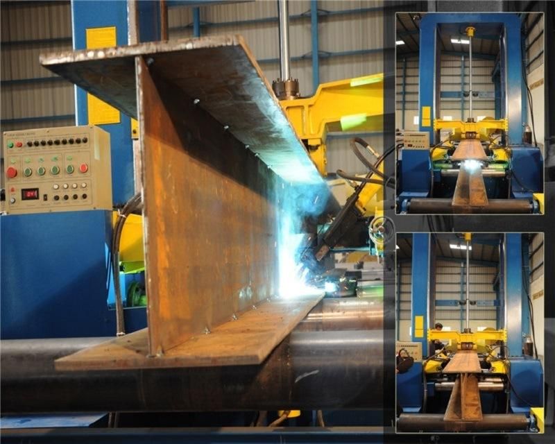 H Beam/Steel Structure Assembling and Welding and Straightening All in One Machine