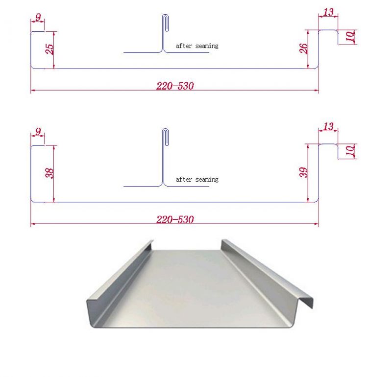 Xiamen Standing Seam Rolling Forming Machine with Adjustment