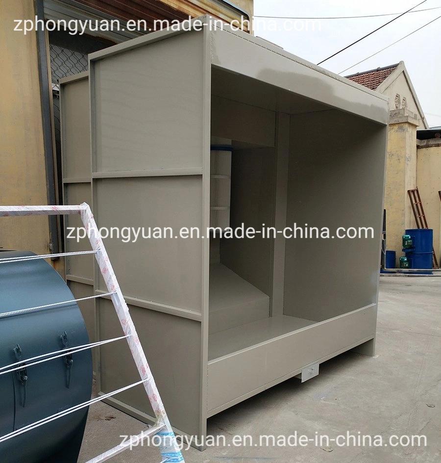 Vertical Powder Coating Paint Spray Booth in Galvanized Sheet