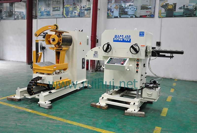 Coil Sheet Automatic Feeder with Straightener and Uncoiler Help to Make Air Conditioning Parts