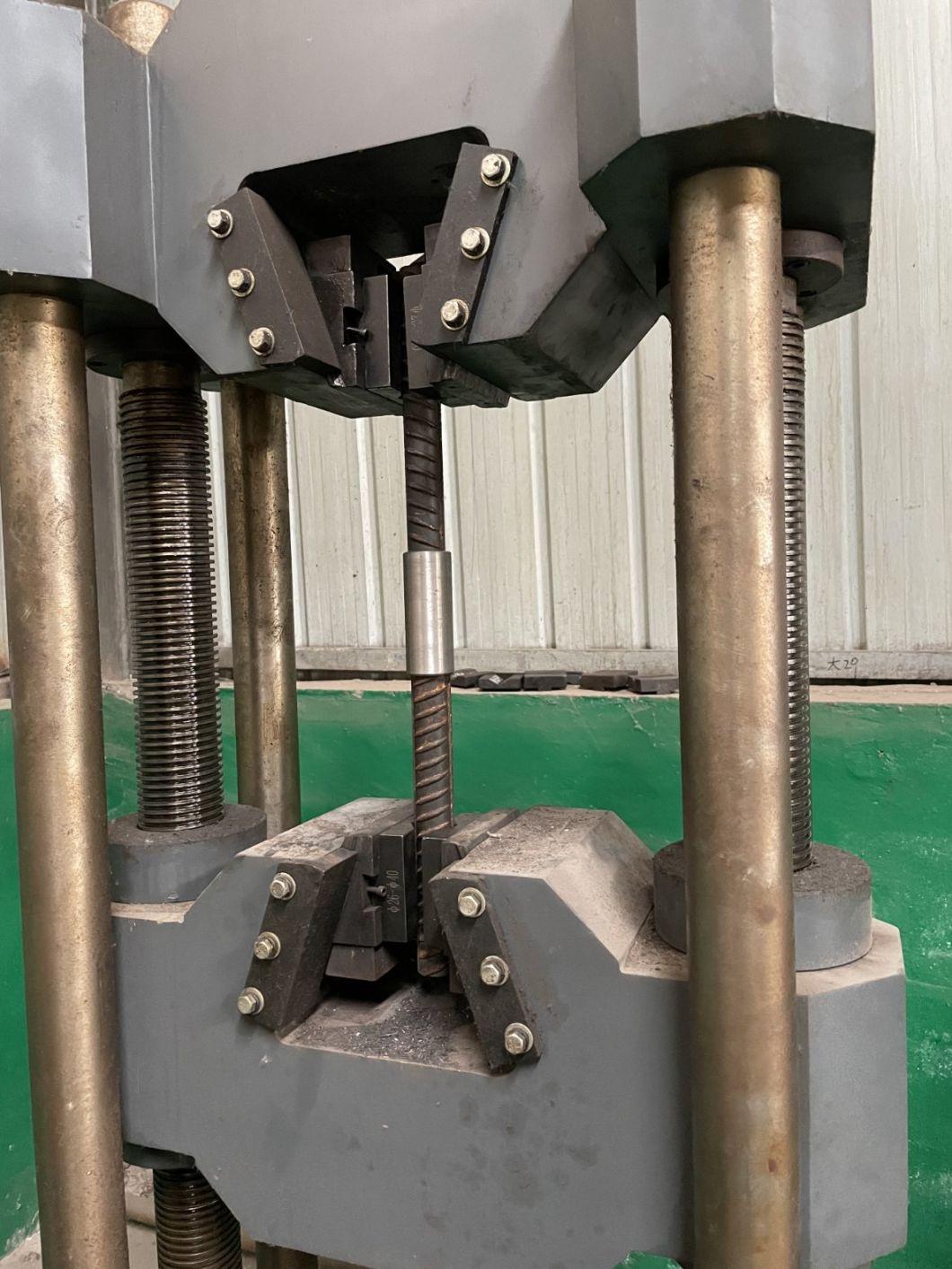 Best Quality Strong Power 100-300 Mmlong Thread Rebar Thread Rolling Machine