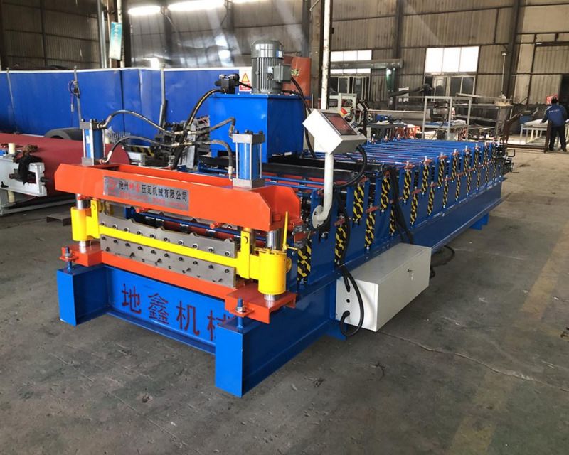 Save Space Double Layer Industrial Roofing Roll Forming Machine