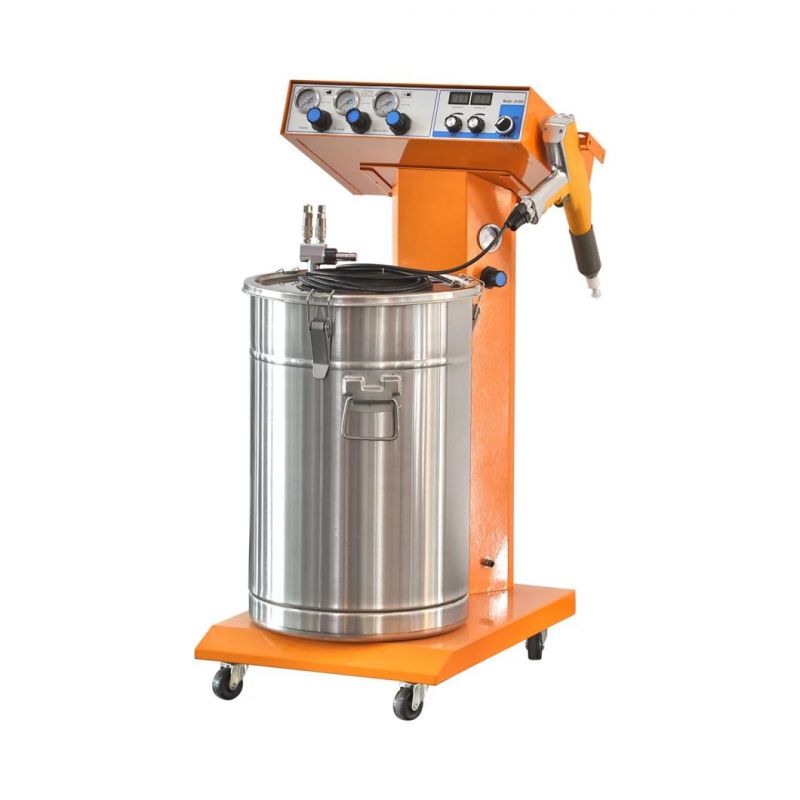 Manual Electrostatic Painting Spraying Machinery Powder Coating Equipment Package with Spray Gun Baking Oven for Batch Drying