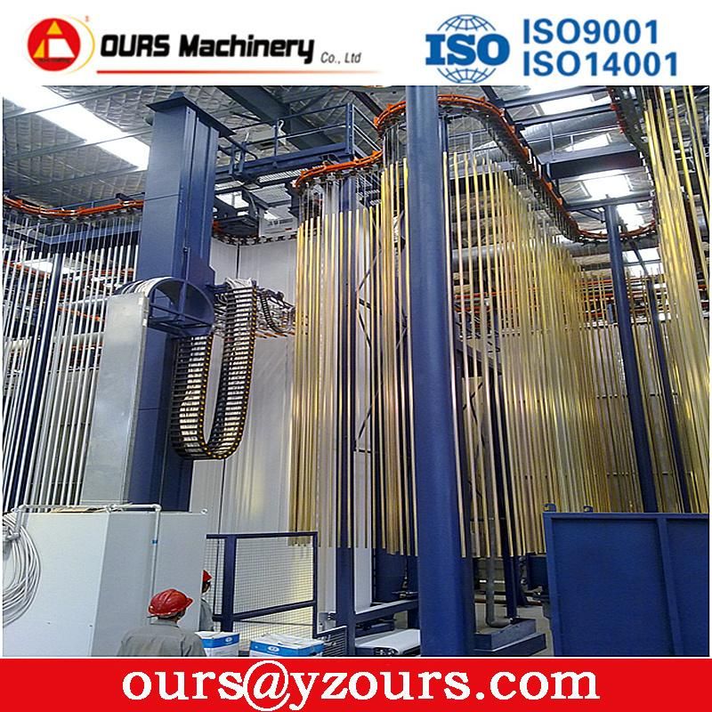 Industrial Automatic Powder Coating Line for Aluminium Profiles