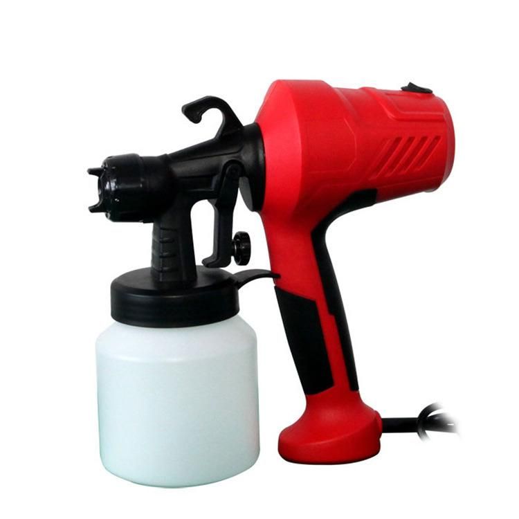 500W Electric Paint Sprayer Gun with 900ml Detachable Tank for Home Painting