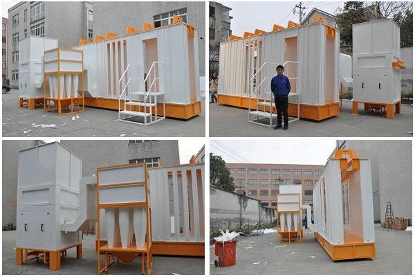 Multi Cyclone Powder Coating Metal Finishing Spray Cabinet Cabina Pintura