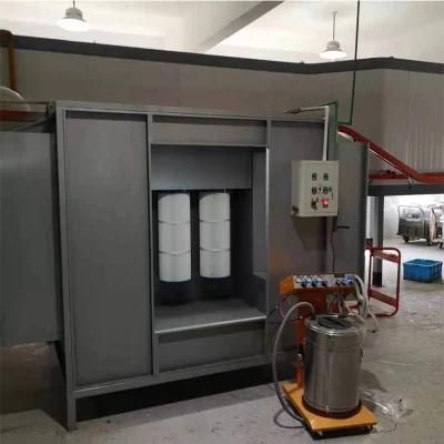 Tunnel Powder Coating Spray Booth for Manual Coating