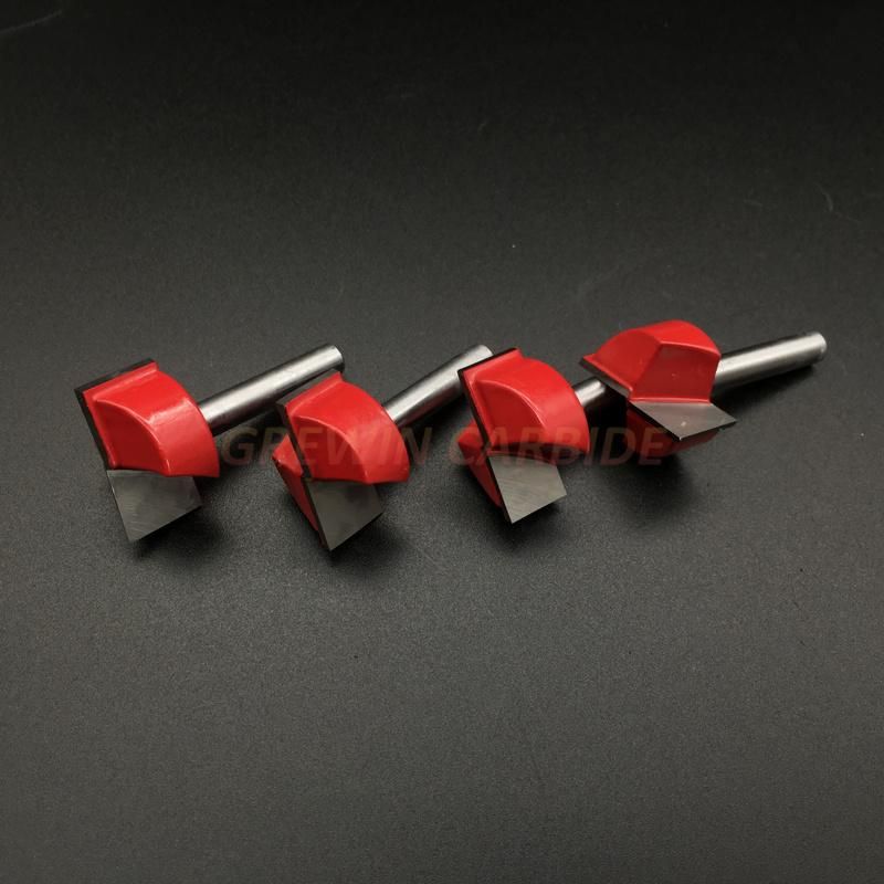 Gw Carbide - 10-32mm Professional Cleaning Bottom Bit Set for Engraving Wood Milling Cutter