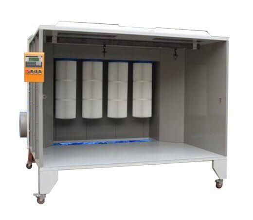 Electrostatic Manual Powder Coating Cabinet Spray Booth for Small Work Shop