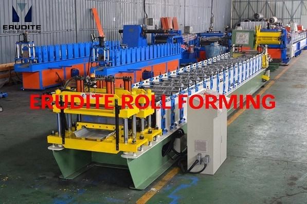 Yx75-450/600 Roll Forming Machine for Seam-Lock Profile, Pre-Notching & Post Punching+Cutting