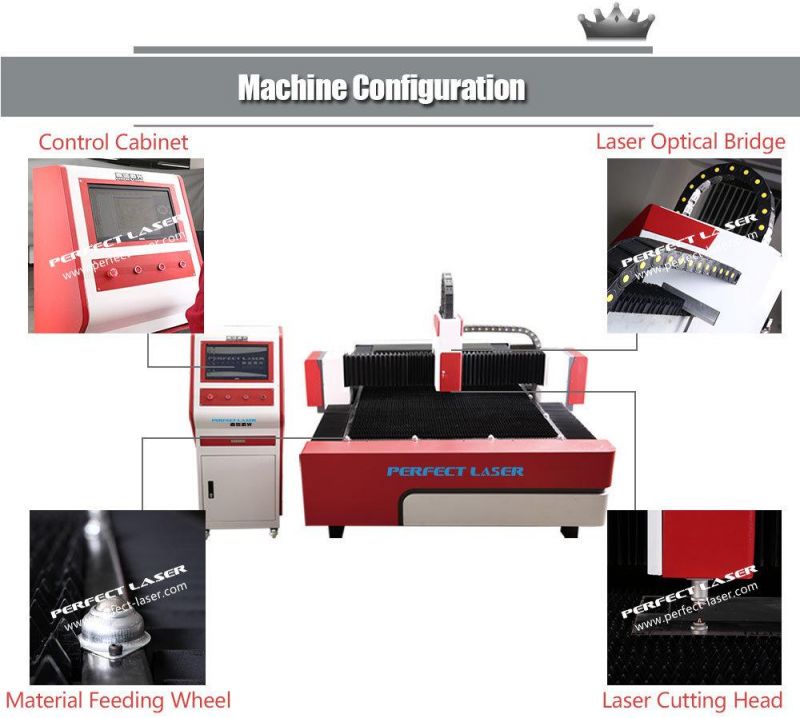500W 1000W Laser Metal Cutting Machine for Stainless Steel