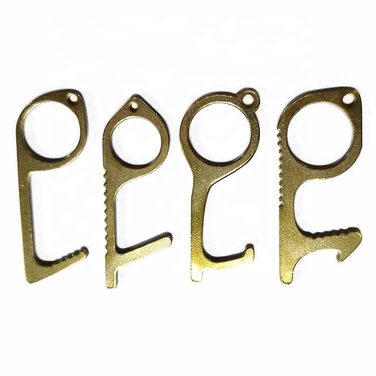China Portable Custom Precision No Touch Keychain with Door Handle