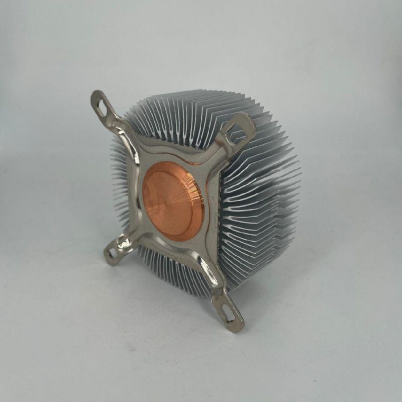 60*60*15 Aluminum Extruded Sun Flower Plug Copper Heat Sink