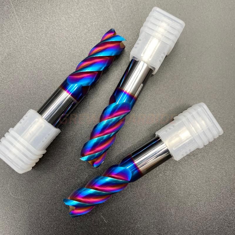 Grewin-D10mm*100mm HRC65 4 Flutes Tungsten Carbide Flat End Mill