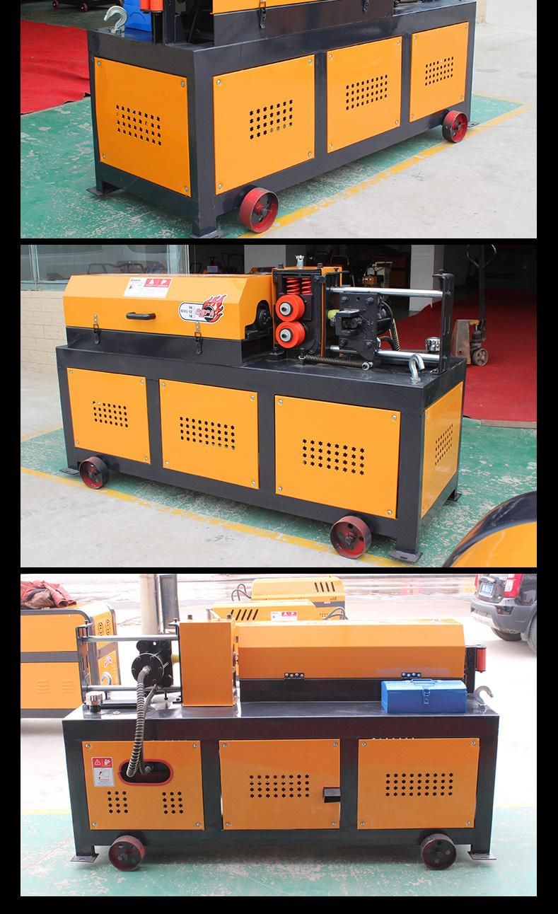 12mm Wire Straightening and Cutting Machine Top Quality Steel Bar Straightener Machine