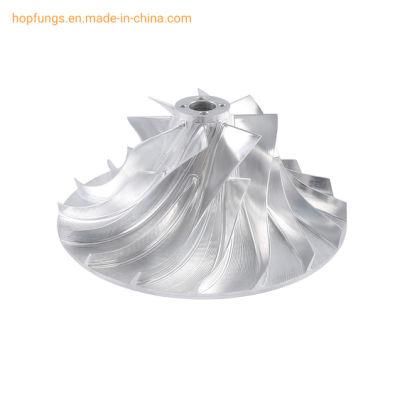 Impeller Machining 5 Axis Machining Parts Aluminium Impeller Aluminium Parts Impeller Runner Spiral Parts