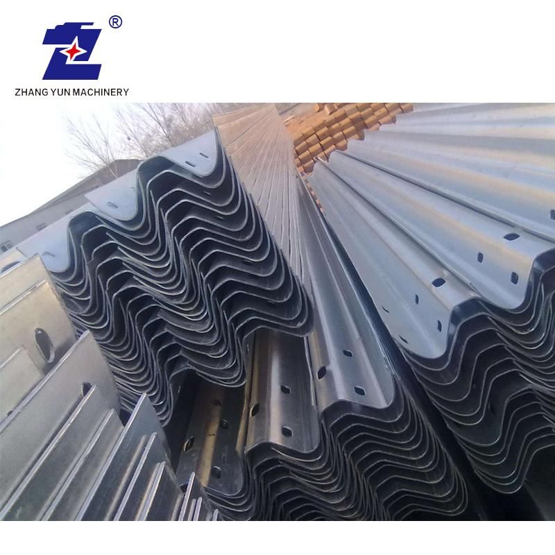 Two Wave Steel Highway Guardrail Roll Forming Making Machine for Road Protection