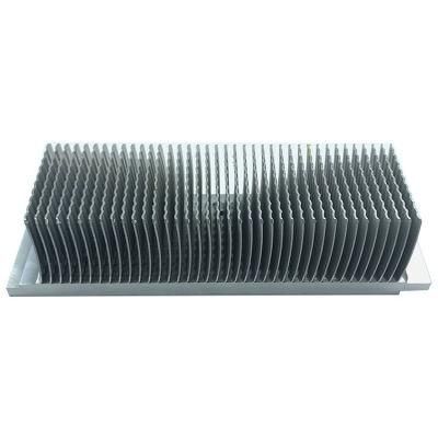 High Power Dense Fin Aluminum Heat Sink for Radio Communications and Apf and Svg and Inverter and Electronics and Welding Equipment and Power