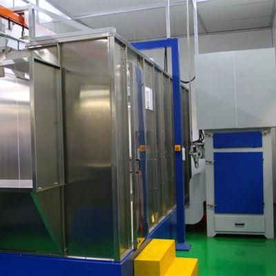 China Electrostatic Manual Powder Coating Spray Booth for Hardware