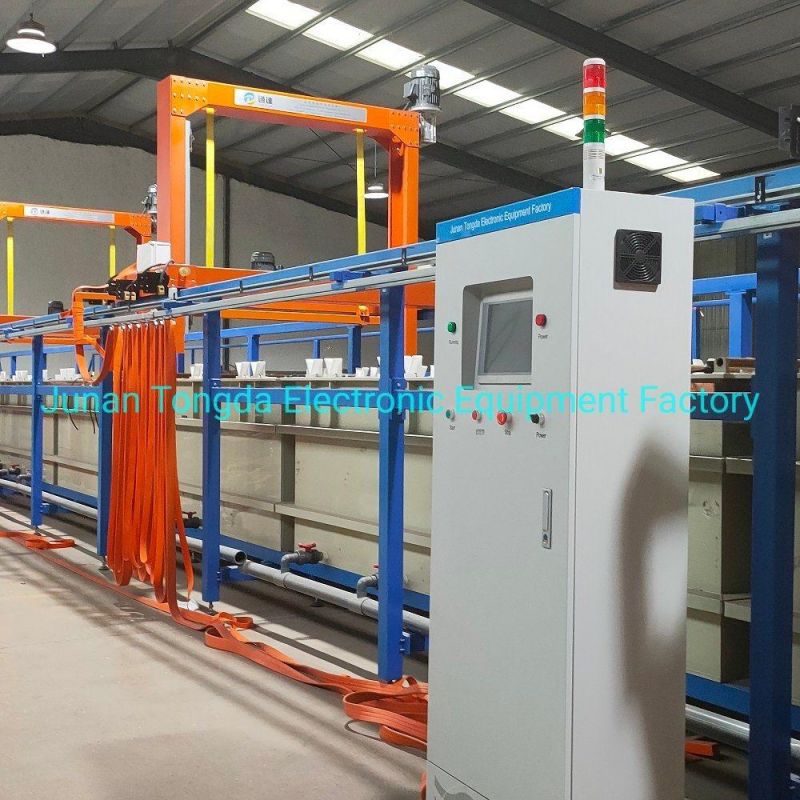 Automatic Crane Type Metal Plating Machine Electroplating Line for Zinc Nickel Chrome Plating