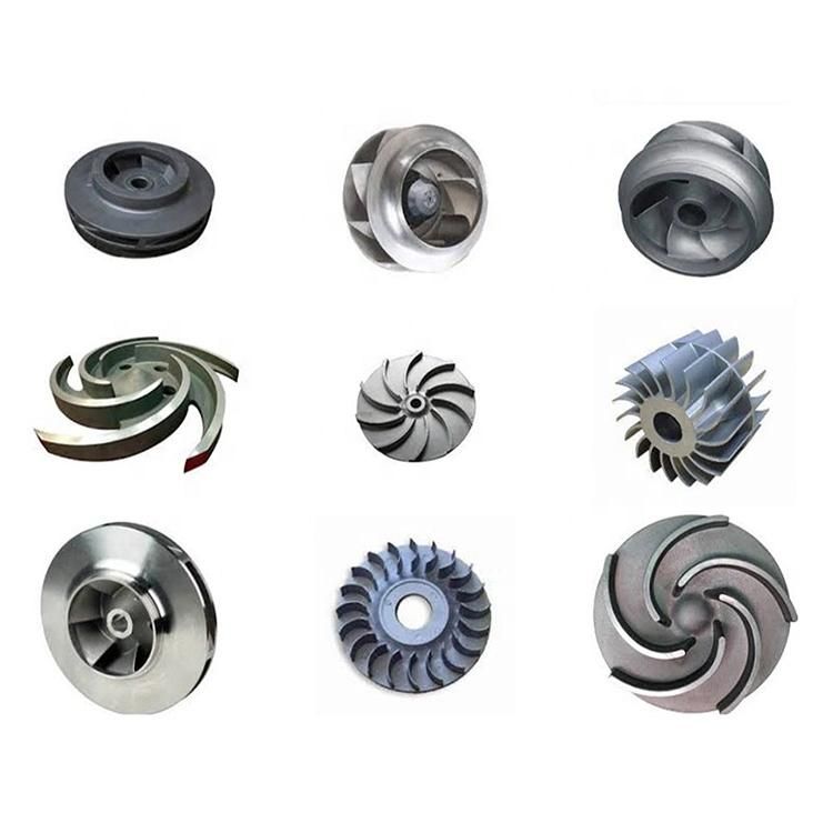 High Polished Stainless Steel Aluminum Casting Impeller