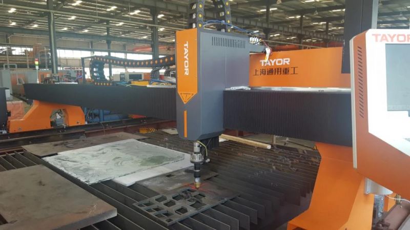 200A 300A 400A CNC Plasma Gantry Type High Precise Flame Cutter Cutting Machine for Steel