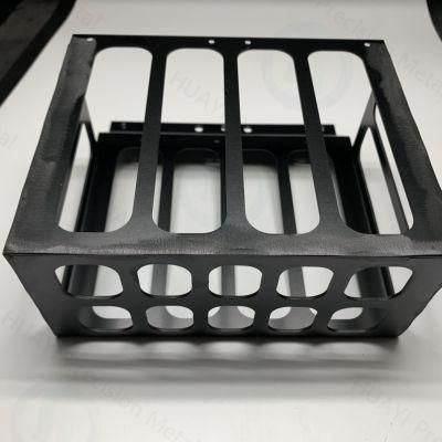 OEM Black Anodized Aluminum Sheet Metal Stamping Welding Supplier Sheet Metal Stamping Mechanical Parts