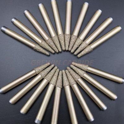 Gw Carbide-Cutting Bits CNC Carving Tool Dental Sintered Diamond Engraving Burrs Router Bits for Stone