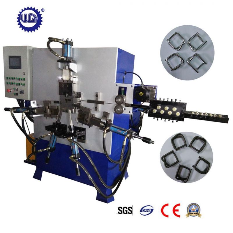 Strapping Wire Buckle Forming Machinery with PLC Controller