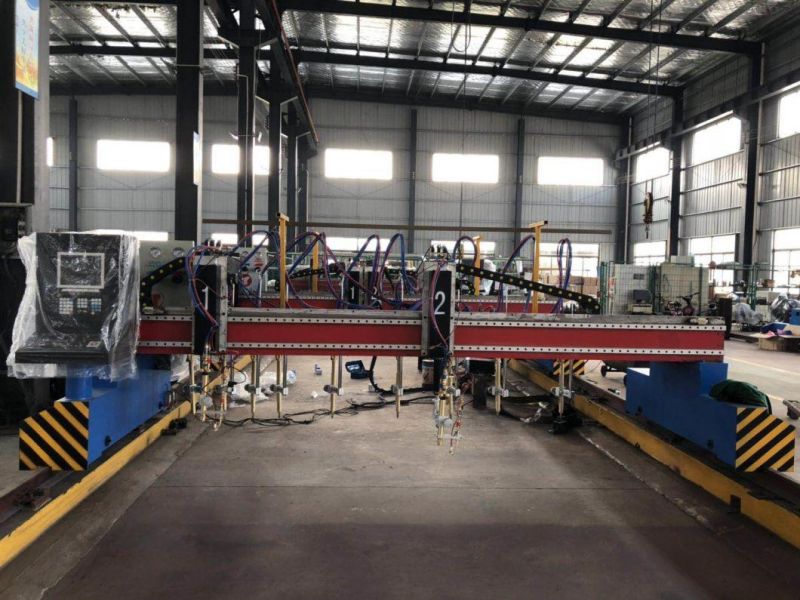 China Cheap Automatic CNC Metal Steel Plate Carbon Steel Stainless Steel Plate Automatic Gantry Type Flame Plasma Straight Strip Cutting Machine for H Beam